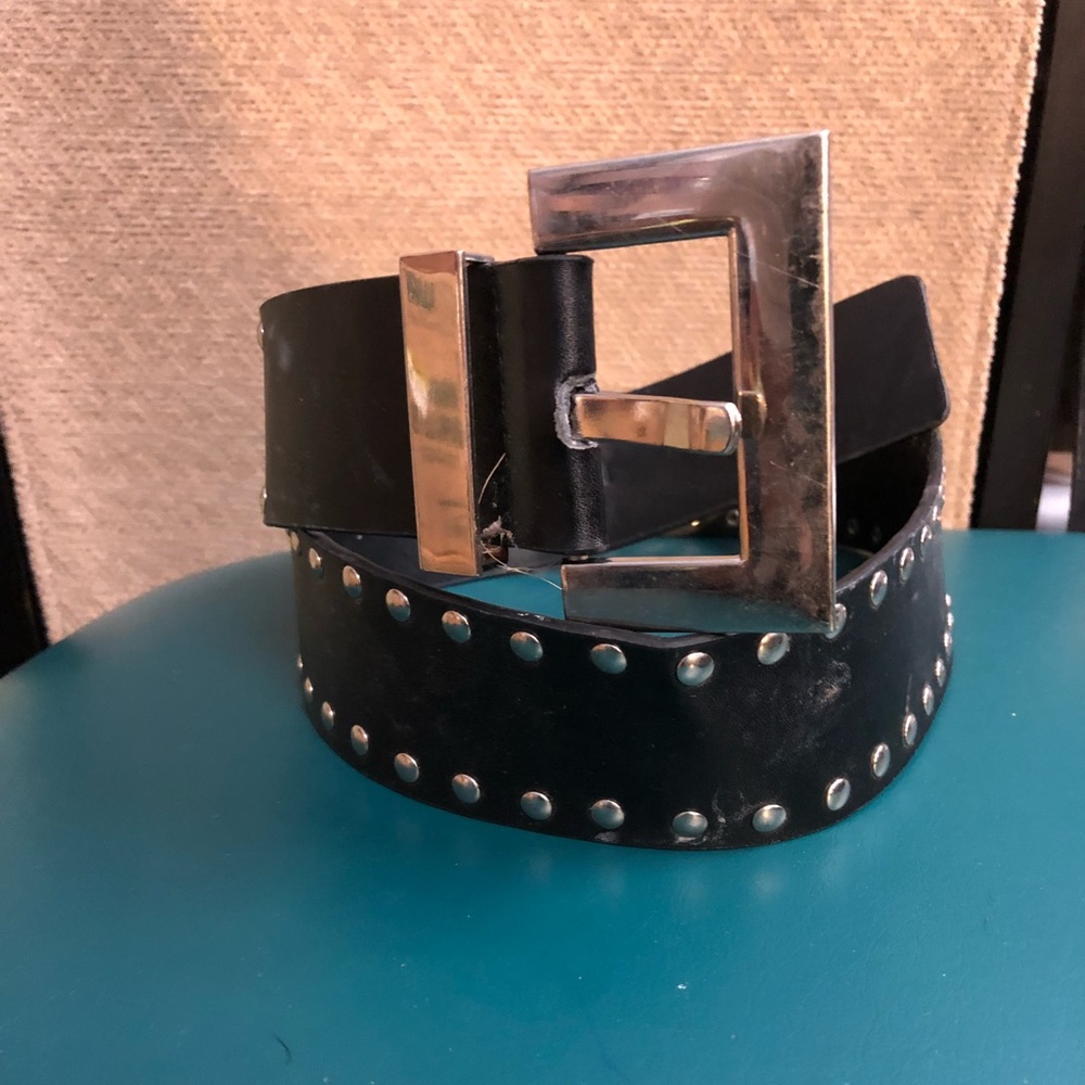 Black Leather Belt